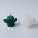 Cactus Shape Candles Mould Silicone Candle Mold Aromatherapy Plaster Handmade Making Kit Soap Crafts Mold DIY Gifts Home Decor