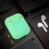 Bluetooth Earphone Storage Box Wireless Earphone Silicone Luminous