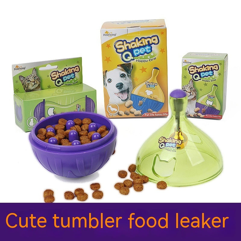 Pet Tumbler Pet Toys Dogs And Cats Educational Toys Pet Leakage Food Feeder